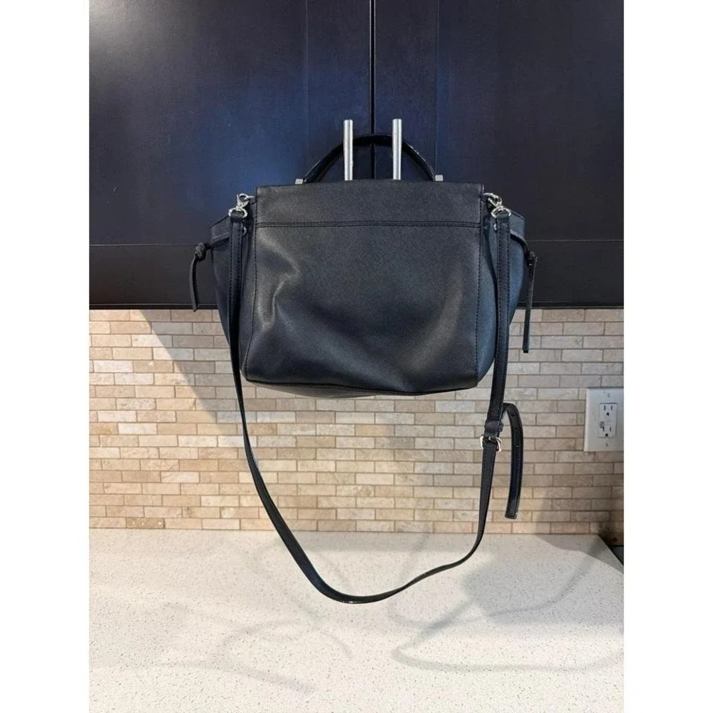Kate Spade Lilah‎ Crossbody Satchel Black Saffiano